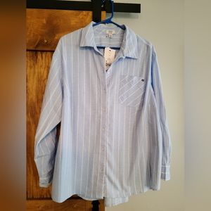 Ladies crown & ivy long sleeve shirt